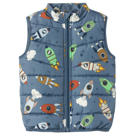 Name It Βρεφικό αμάνικο μπουφάν Vest Rocket